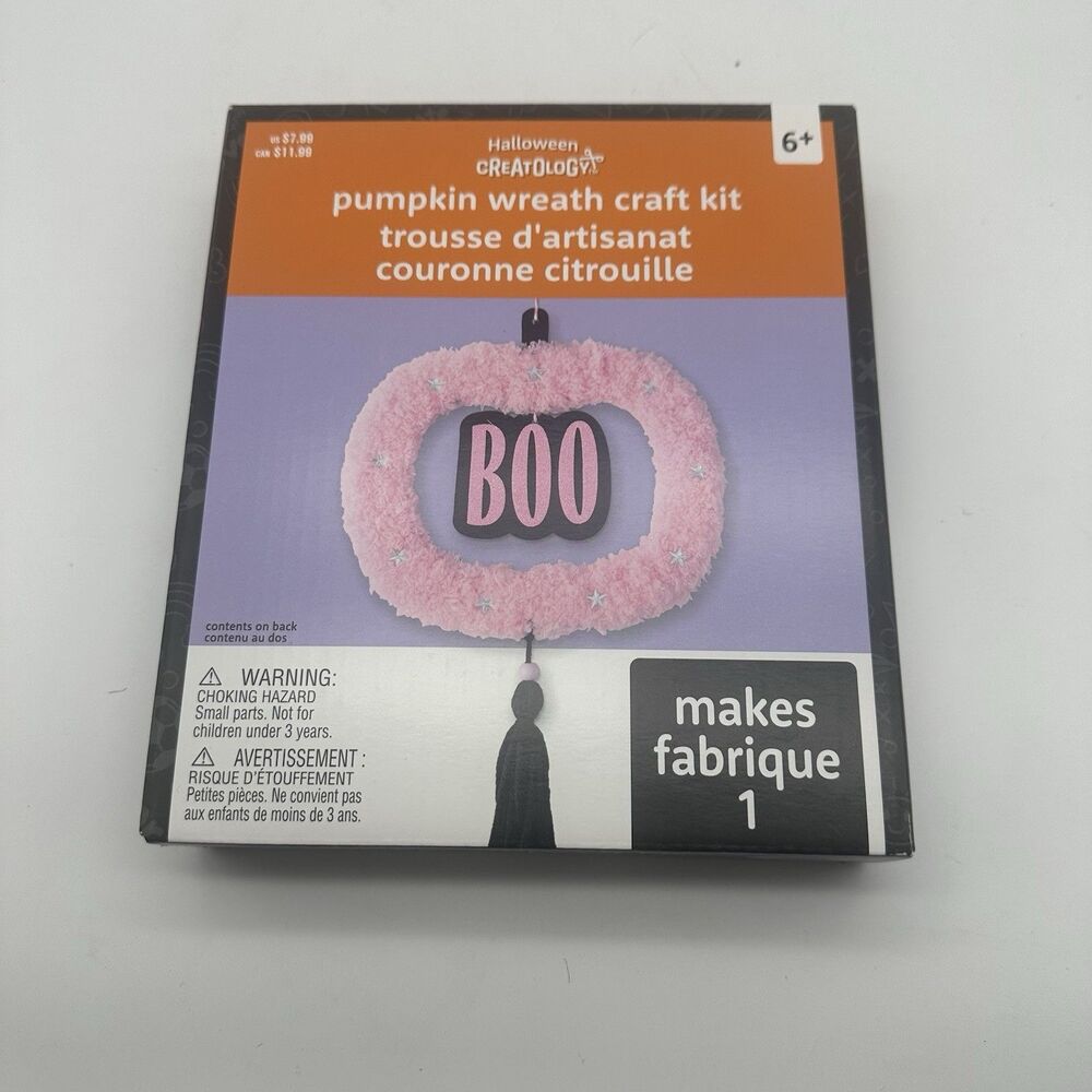 Creatology Boo Pumpkin Wreath Craft Kit